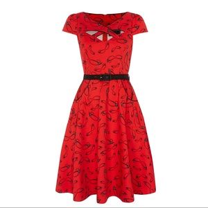❤️Voodoo Vixen 50’s Inspired Swing Dress❤️
